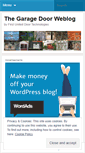 Mobile Screenshot of garagedoors.wordpress.com
