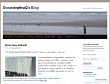 Tablet Screenshot of oceandepths42.wordpress.com