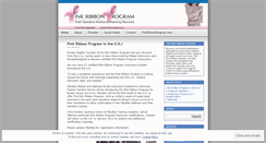 Desktop Screenshot of pinkribbonprogram.wordpress.com