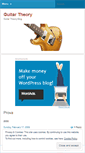 Mobile Screenshot of guitartheory.wordpress.com