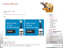 Tablet Screenshot of guitartheory.wordpress.com