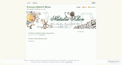 Desktop Screenshot of nataliakhon.wordpress.com