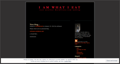 Desktop Screenshot of iamwhatieat.wordpress.com