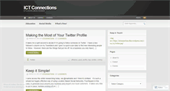 Desktop Screenshot of ictconnections.wordpress.com