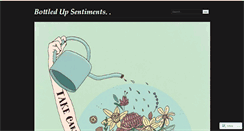 Desktop Screenshot of bottledupsentiments.wordpress.com