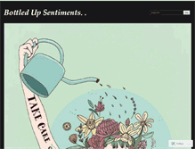 Tablet Screenshot of bottledupsentiments.wordpress.com