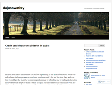 Tablet Screenshot of dajusowatixy.wordpress.com