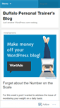 Mobile Screenshot of buffalopersonaltrainers.wordpress.com