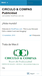 Mobile Screenshot of circulocompaspublicidad.wordpress.com