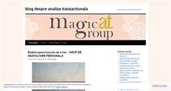 Desktop Screenshot of magicatgroup.wordpress.com