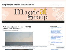 Tablet Screenshot of magicatgroup.wordpress.com