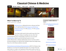 Tablet Screenshot of classicalmedicine.wordpress.com