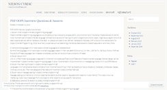 Desktop Screenshot of nilsonmc.wordpress.com