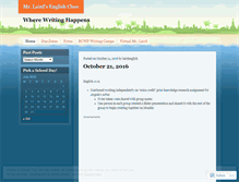 Tablet Screenshot of lairdenglish.wordpress.com