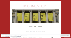 Desktop Screenshot of documentiert.wordpress.com