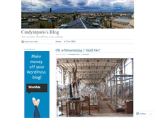 Tablet Screenshot of cindyinparis.wordpress.com