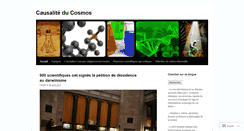 Desktop Screenshot of causecosmos.wordpress.com