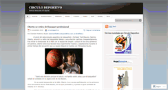 Desktop Screenshot of circulodeportivo.wordpress.com