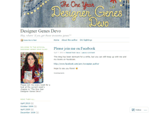 Tablet Screenshot of designergenesdevo.wordpress.com