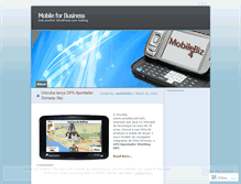 Tablet Screenshot of mobile4biz.wordpress.com