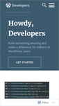 Mobile Screenshot of developer.wordpress.com