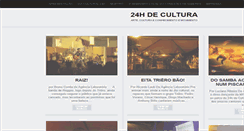 Desktop Screenshot of 24hdecultura.wordpress.com