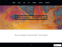 Tablet Screenshot of benclube.wordpress.com