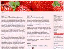 Tablet Screenshot of beautetresor.wordpress.com