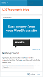 Mobile Screenshot of l337sponge.wordpress.com