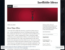 Tablet Screenshot of ineffableideas.wordpress.com