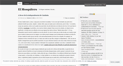 Desktop Screenshot of elmosquitero.wordpress.com