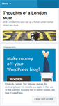 Mobile Screenshot of londonmum.wordpress.com