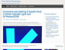 Tablet Screenshot of flatworldbusiness.wordpress.com