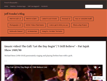 Tablet Screenshot of jefffenske.wordpress.com