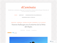 Tablet Screenshot of dcaminata.wordpress.com