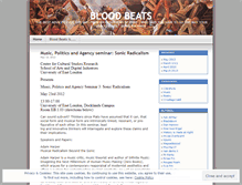 Tablet Screenshot of bloodbeats.wordpress.com