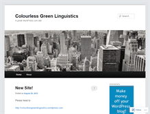 Tablet Screenshot of colourlessgreenbuffalo.wordpress.com
