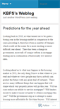Mobile Screenshot of kbfs.wordpress.com