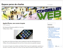 Tablet Screenshot of conseillerweb.wordpress.com