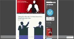 Desktop Screenshot of godsofadvertising.wordpress.com