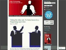 Tablet Screenshot of godsofadvertising.wordpress.com