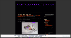 Desktop Screenshot of blackmarketchicago.wordpress.com