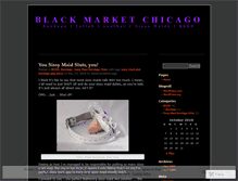 Tablet Screenshot of blackmarketchicago.wordpress.com
