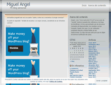 Tablet Screenshot of miguelangelgallego.wordpress.com