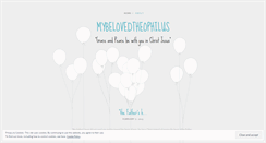 Desktop Screenshot of mybelovedtheophilus.wordpress.com