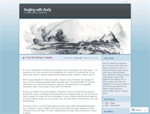 Tablet Screenshot of anglingwithandy.wordpress.com