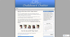 Desktop Screenshot of cpschalkboard.wordpress.com