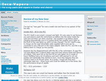 Tablet Screenshot of iscavapers.wordpress.com