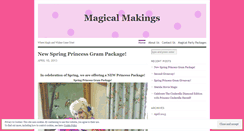 Desktop Screenshot of magicalmakings.wordpress.com