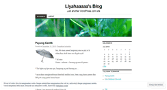 Desktop Screenshot of liyahaaaaa.wordpress.com